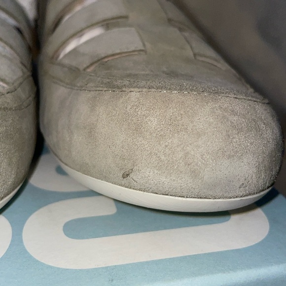 NWT Candice Cooper Rock T-Bar Velvet Suede Slate - Picture 11 of 16